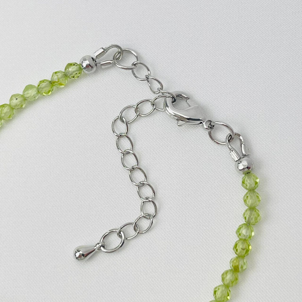 Браслет из Хризолита и Хромдиопсида - Радуга самоцветов фото 4