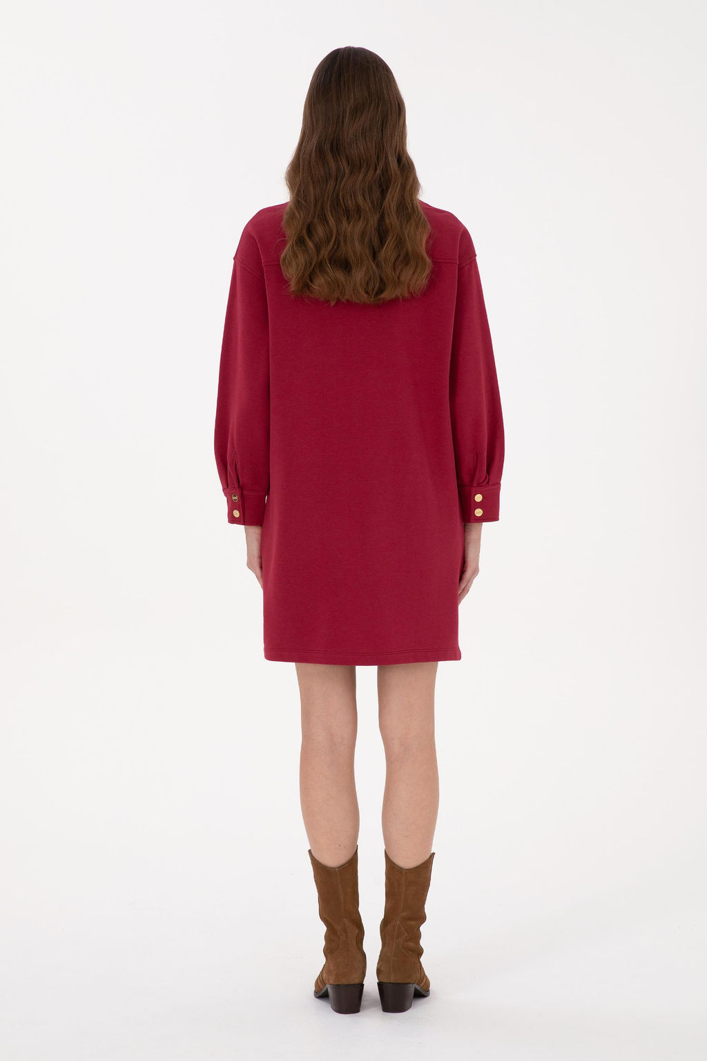 Kad_n Koyu Frambuaz _rme Elbise - U.s. polo assn фото 4