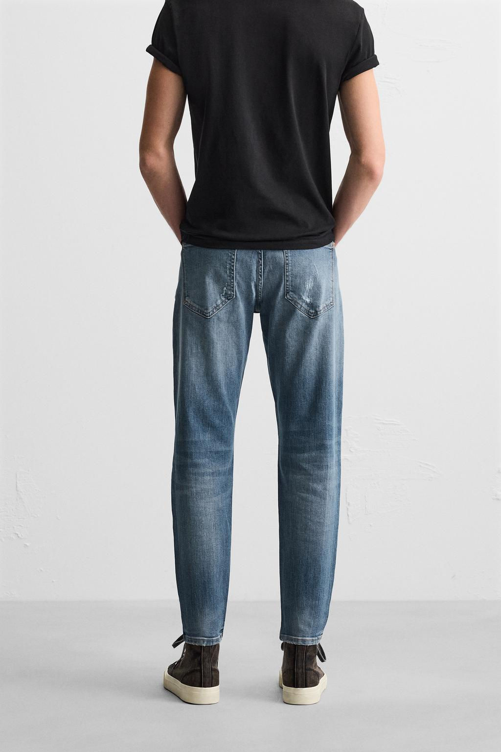 RIPPED SKINNY FIT JEANS - Zara фото 13