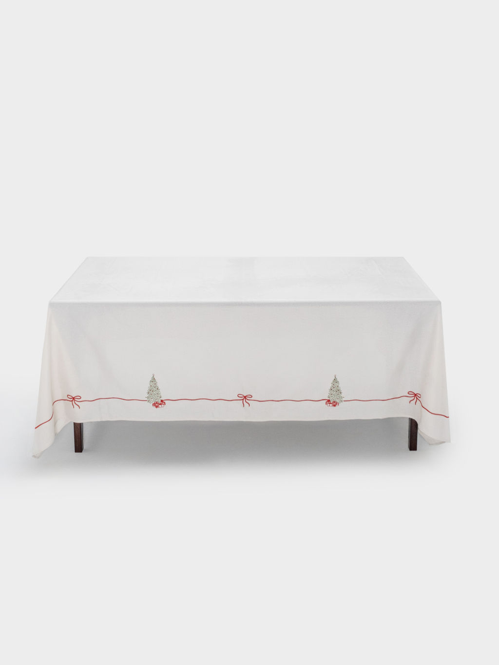Скатерть, 170х250 см, полиэстер, бежевая, Елка с подарками, Festival - Anna lafarg фото 2