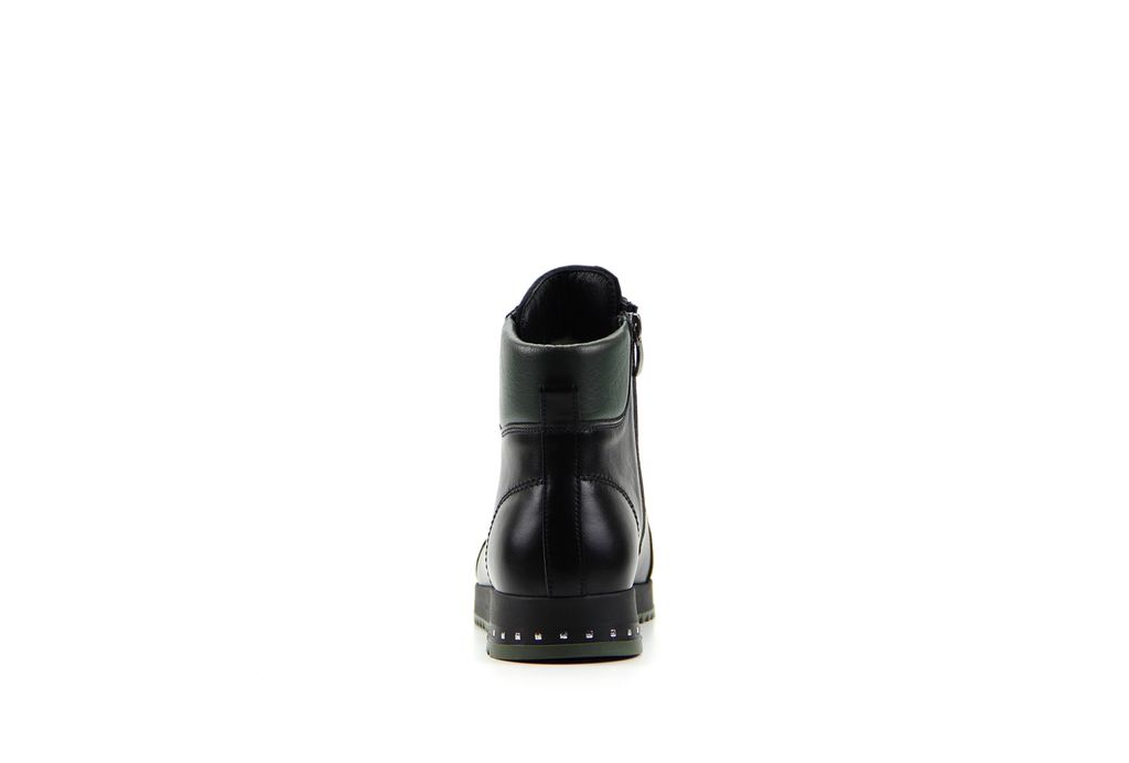 Ботинки EDART 311.omega2bl.black+green/мех