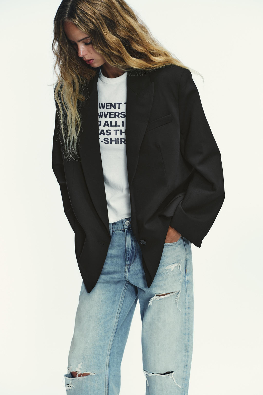 OVERSIZE BASIC BLAZER - Zara фото 3