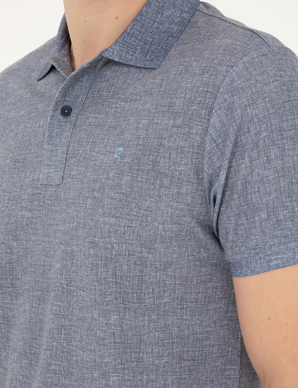 Lacivert Slim Fit Ti__rt - Pierre cardin фото 14