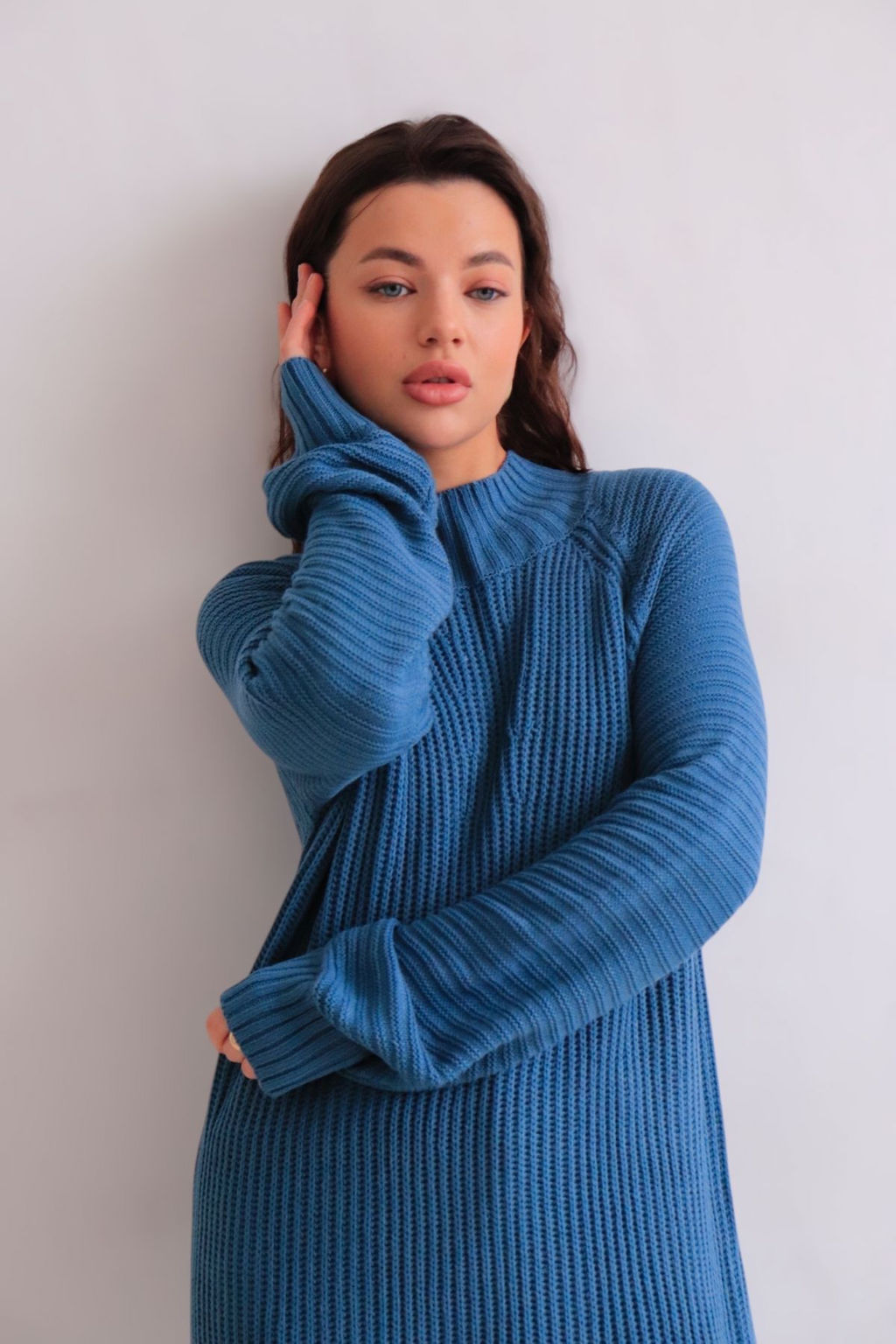 Martichelli Платье вязаное в цвете морской волны  фото 10