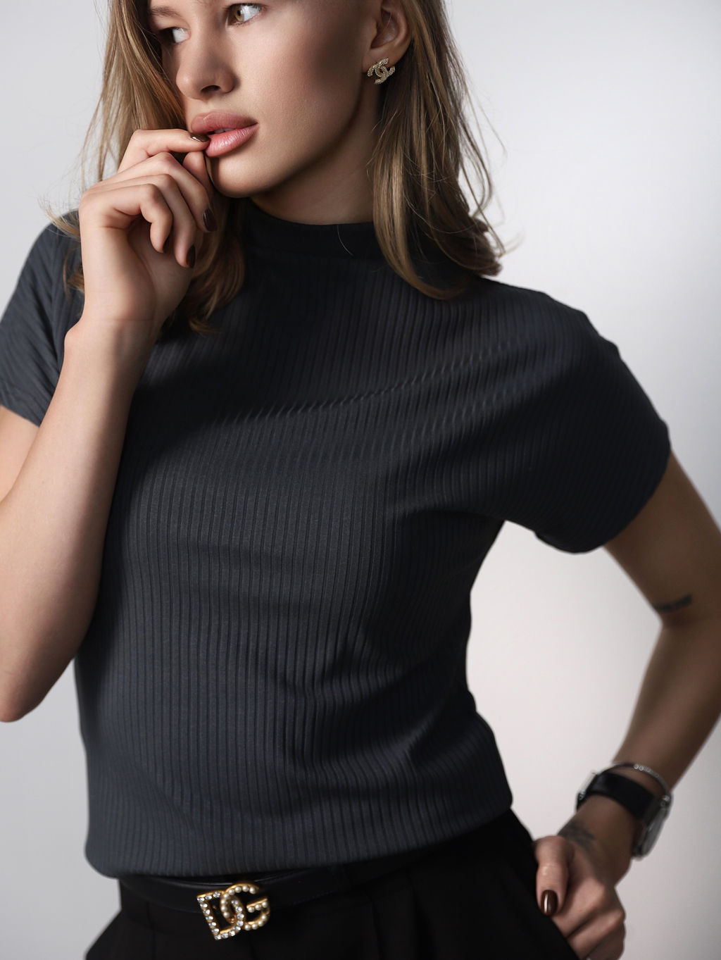 Футболка женская блузка КФ103 Графит от фабрики Спортсоло