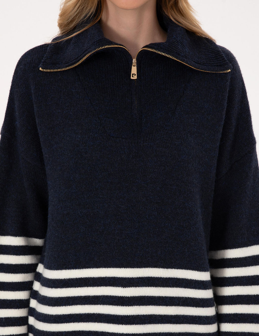 Lacivert Comfort Fit Kazak - Pierre cardin фото 6