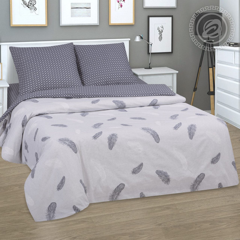 Постельное белье Феникс с простынью на резинке (поплин DE LUXE) 1,5 сп./Пододеяльник: 1 шт. - 215*145; Простыня на резинке: 1 шт. - 200*140; Наволочка: 2 шт. - 70*70; DE LUXE с простынью на резинке