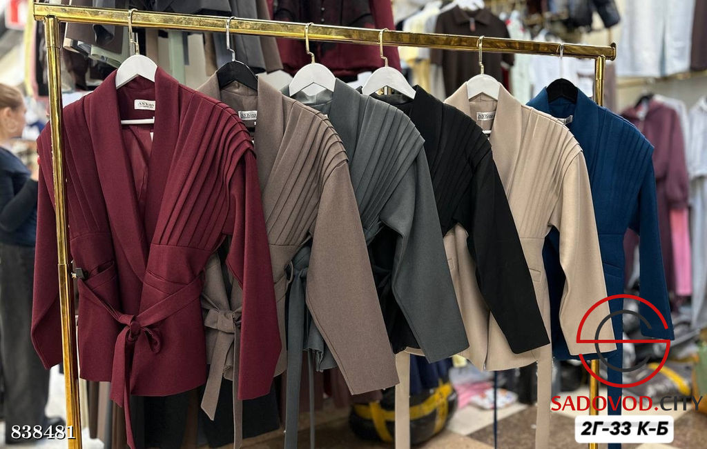 Пиджак женский с поясом - Bruno фото 5