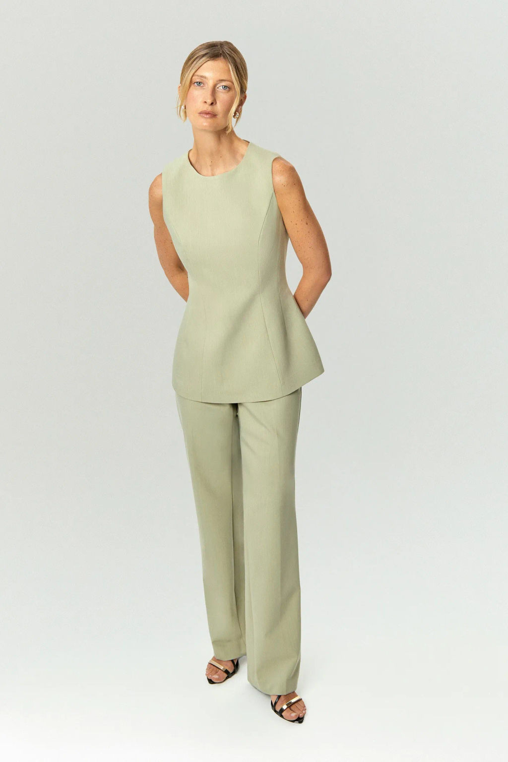 Костюмный топ приталенного кроя, B3089/vertex