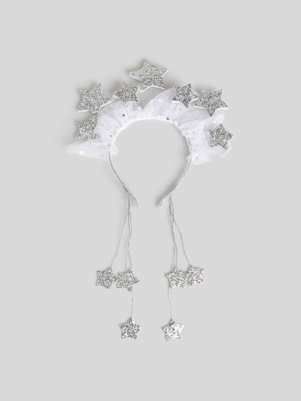 ACOOLA / Ободок детский Celeste серебристый  фото 2