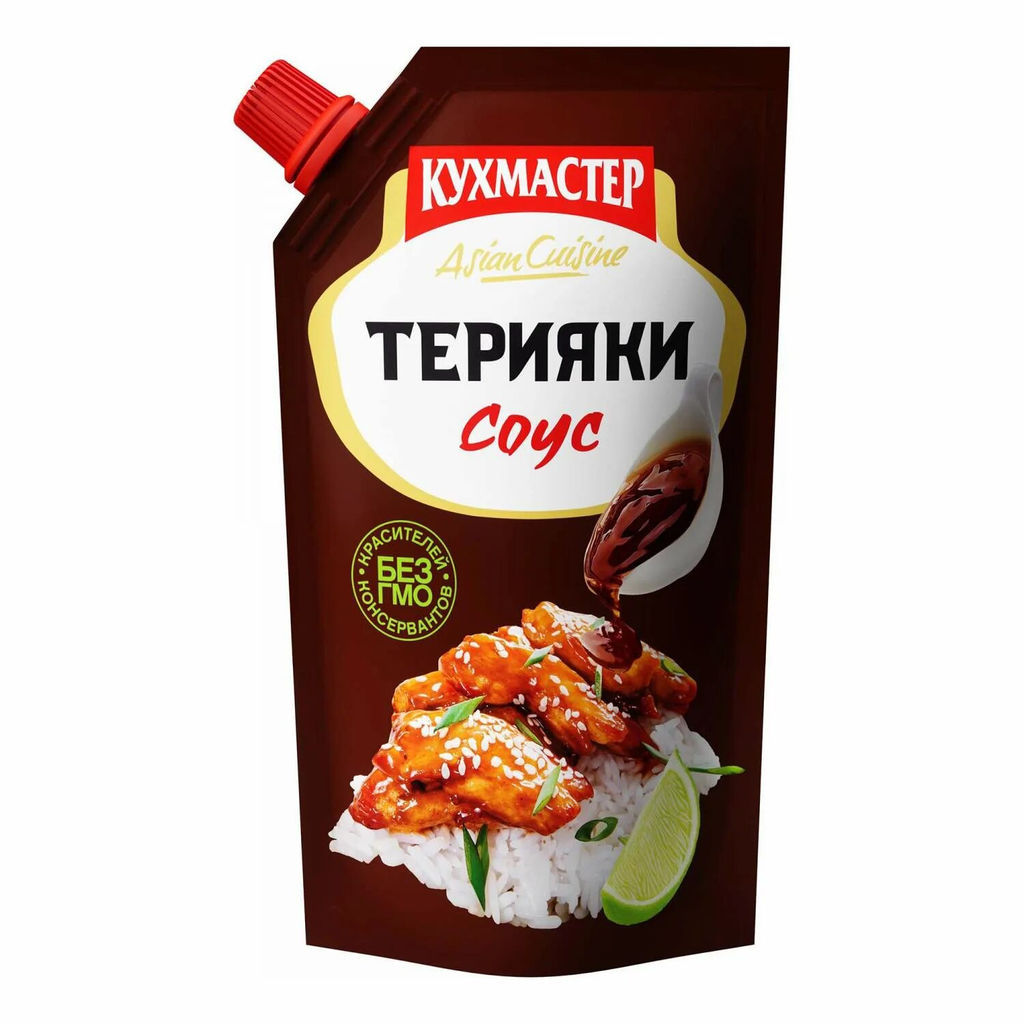 Соус Кухмастер Терияки дой-пак 200 г  фото 3