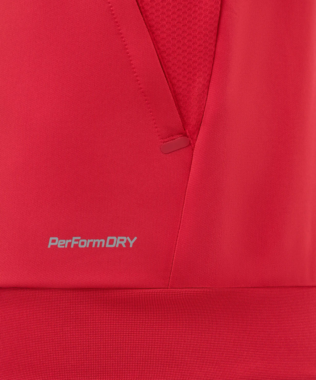 Джемпер тренировочный на молнии JOGEL PREMIER PerFormDRY Training FZ Jacket, красный  фото 5