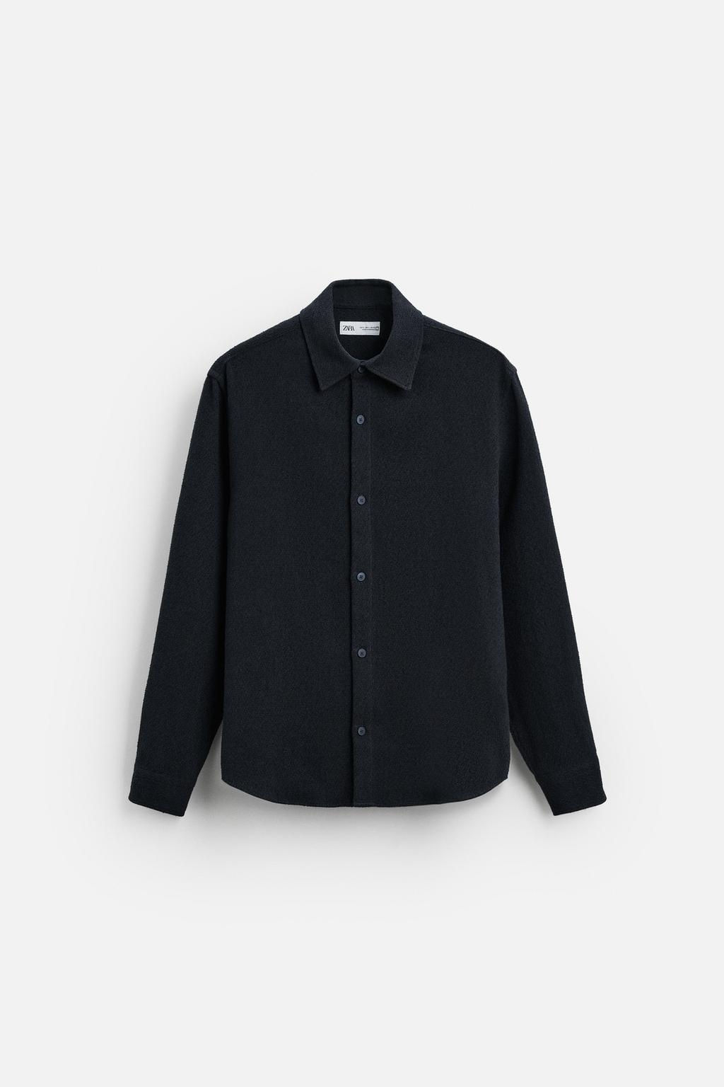 BOUCLE TEXTURED SHIRT - Zara фото 22