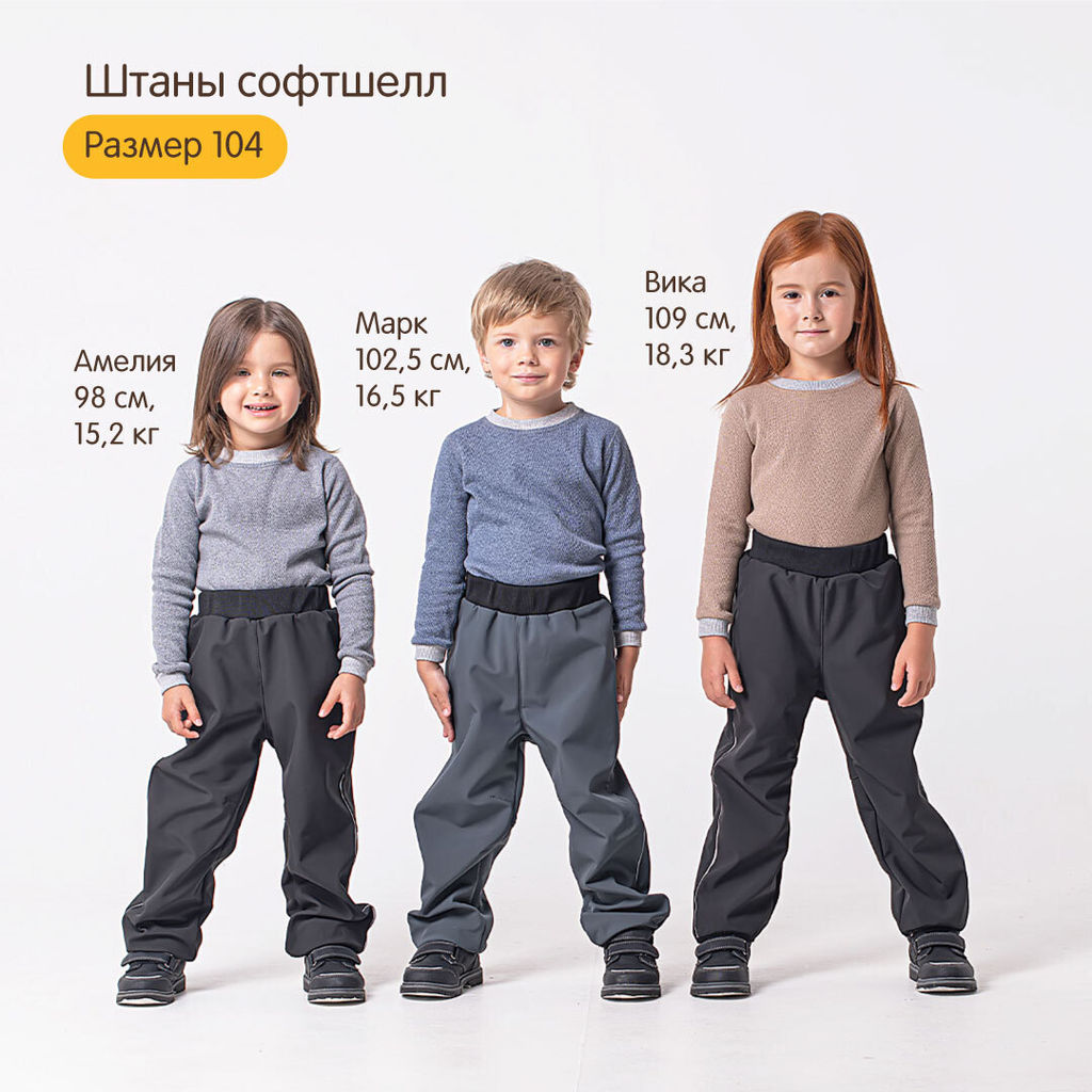 Брюки Softshell демисезонные "Графит"