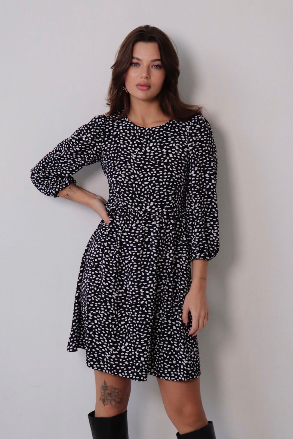 Платье с присборенной юбкой - Martichelli фото 23