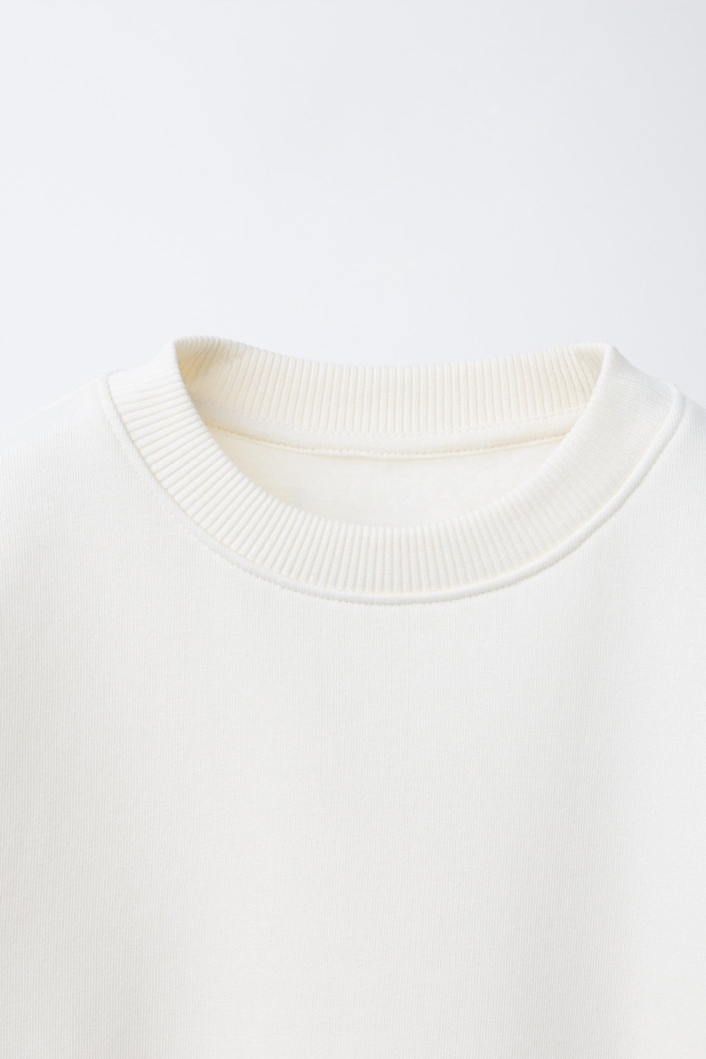 SUDADERA COMBINADA ENCAJE / Crudo - Zara фото 4