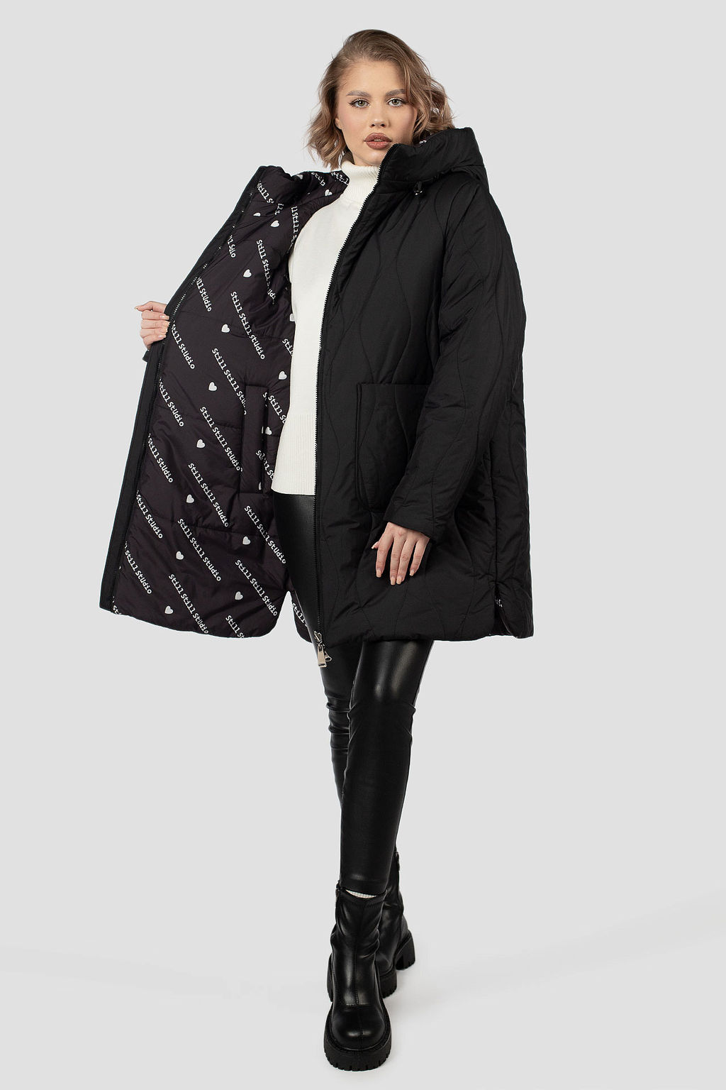 05-2235 Куртка женская зимняя (шерстепон 250) - El podio фото 4