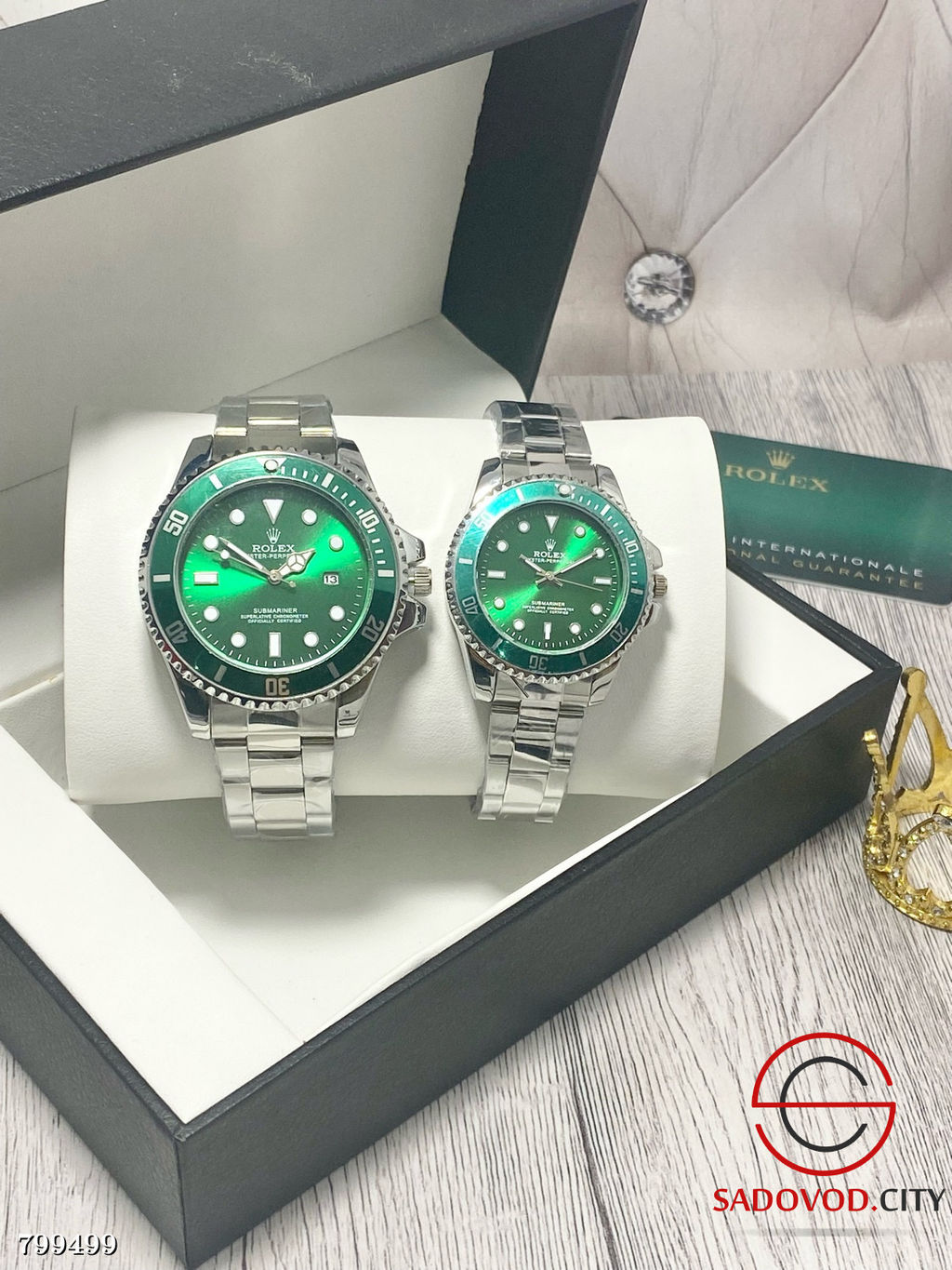 Новые парные кварцевые часы (комлпект) с металлическим ремешком - Bruno фото 22