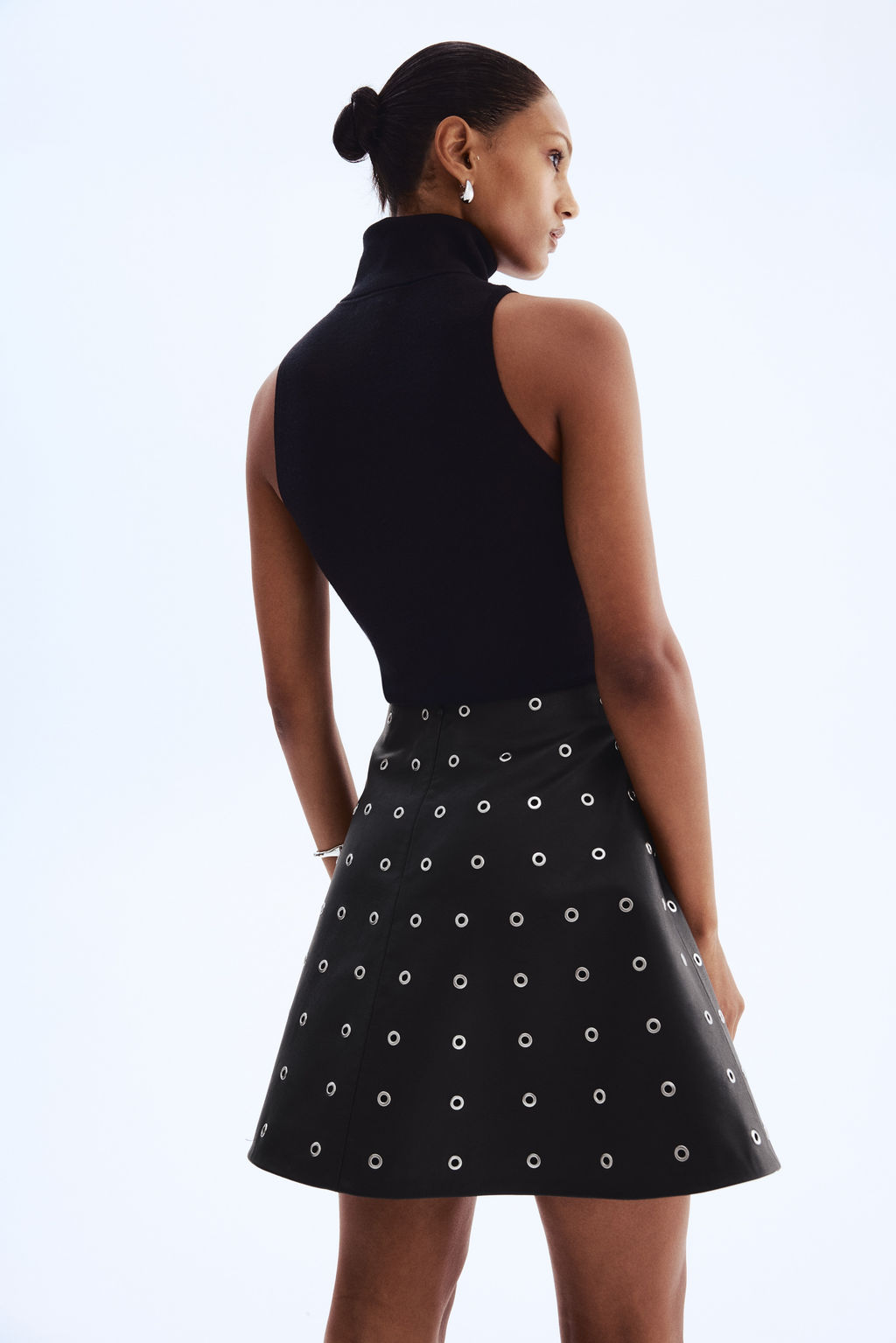 Falda con ojales decorativos - H&m фото 4