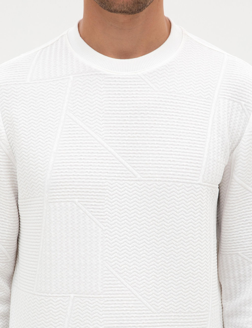 Ekru Regular Fit Sweatshirt - Pierre cardin фото 6