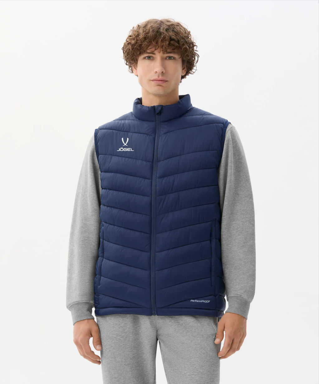 Жилет утепленный JOGEL ESSENTIAL PerFormPROOF Light Padded Vest, темно-синий  фото 7