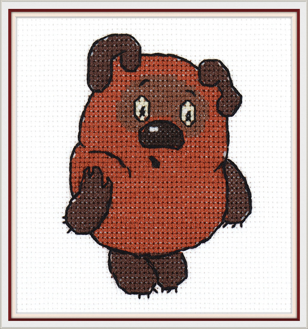 Klart набор для вышивания Союзмультфильм CMF-8-566 Винни Пух 9.5 х 11.5 см