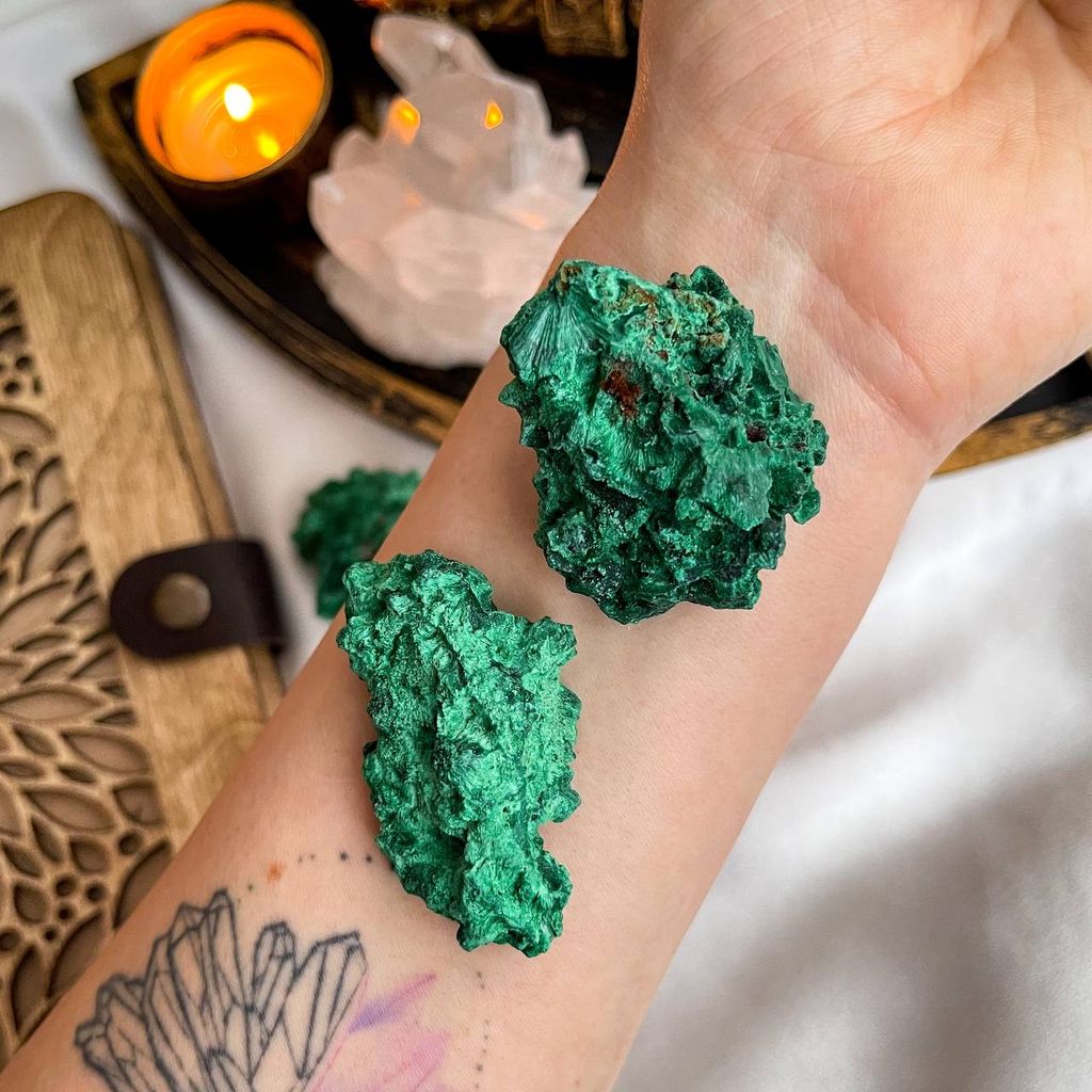 Образец Шелковый Малахит