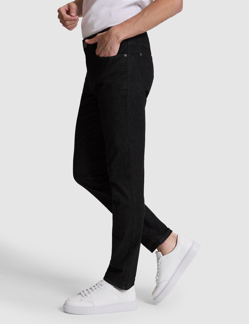 Antrasit Slim Fit Pamuk Kar___ml_ Jean Pantolon