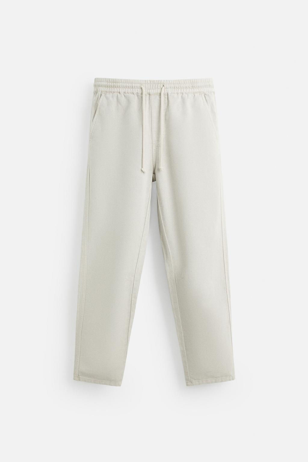 COTTON - LINEN TROUSERS - Zara фото 15