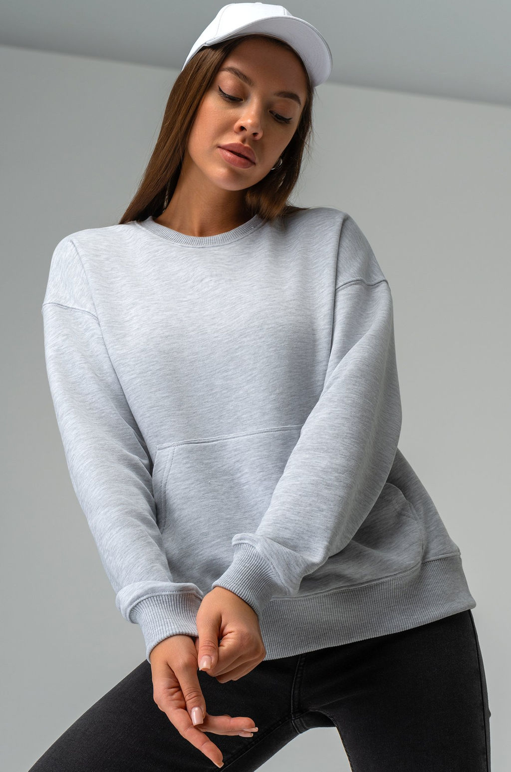 Женский свитшот из футера трехнитки Happyfox - Happy fox фото 6