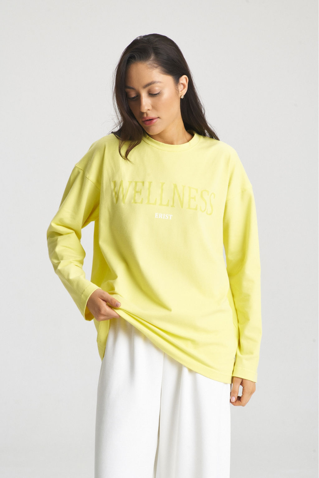 Лонгслив WELLNESS Yellow - Erist store фото 2