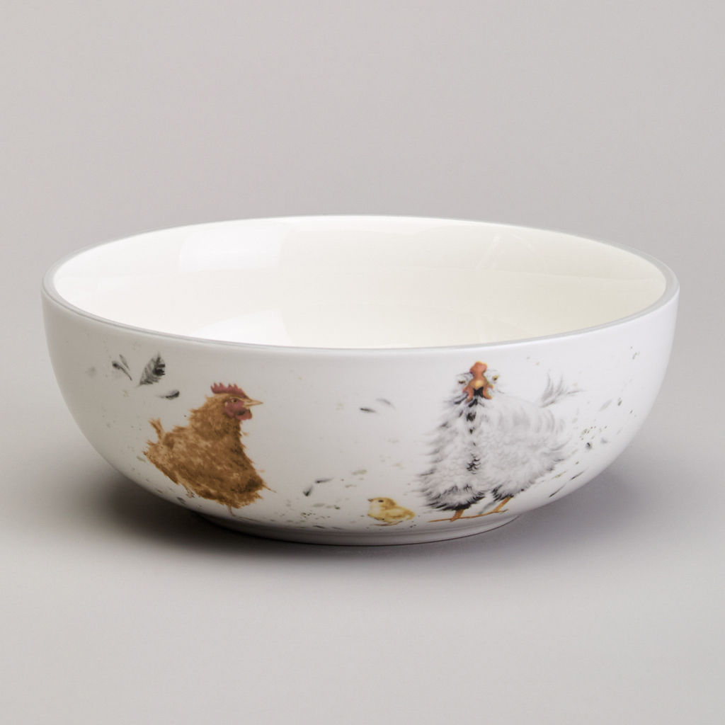 САЛАТНИК LEFARD FUNNY HENS 16,5*6 СМ 650 МЛ (КОР=24ШТ.)