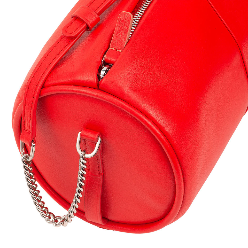 Итальянская кожаная сумка DuDu Bags серии Abigail | огненно-красный - Dudubags фото 5