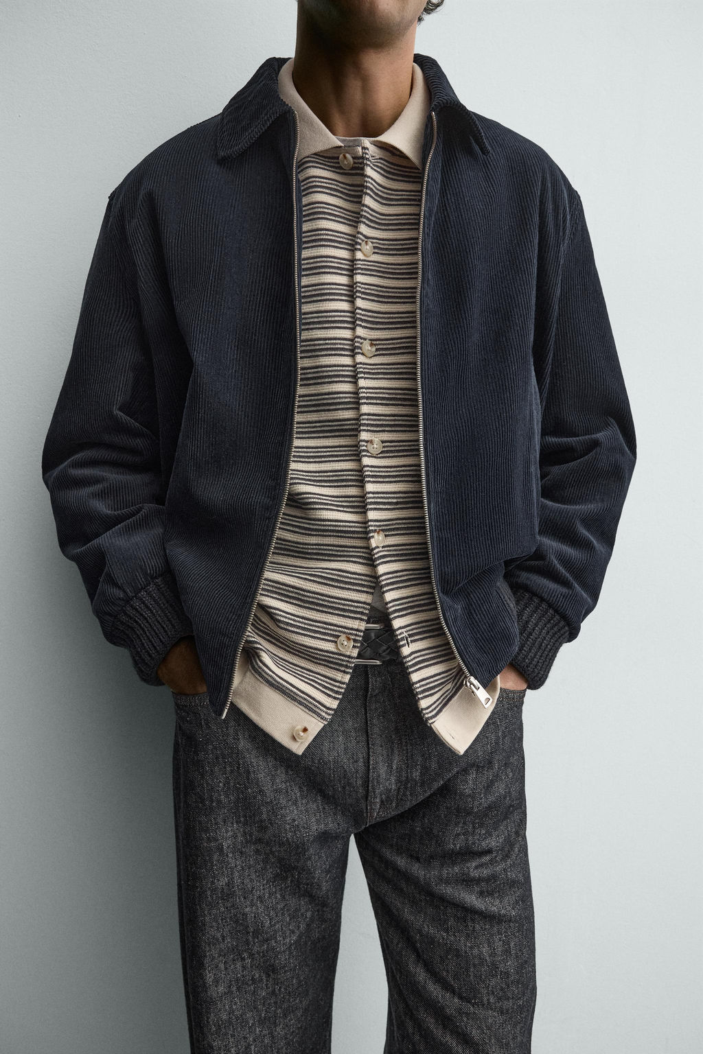 CORDUROY PADDED JACKET - Zara фото 6