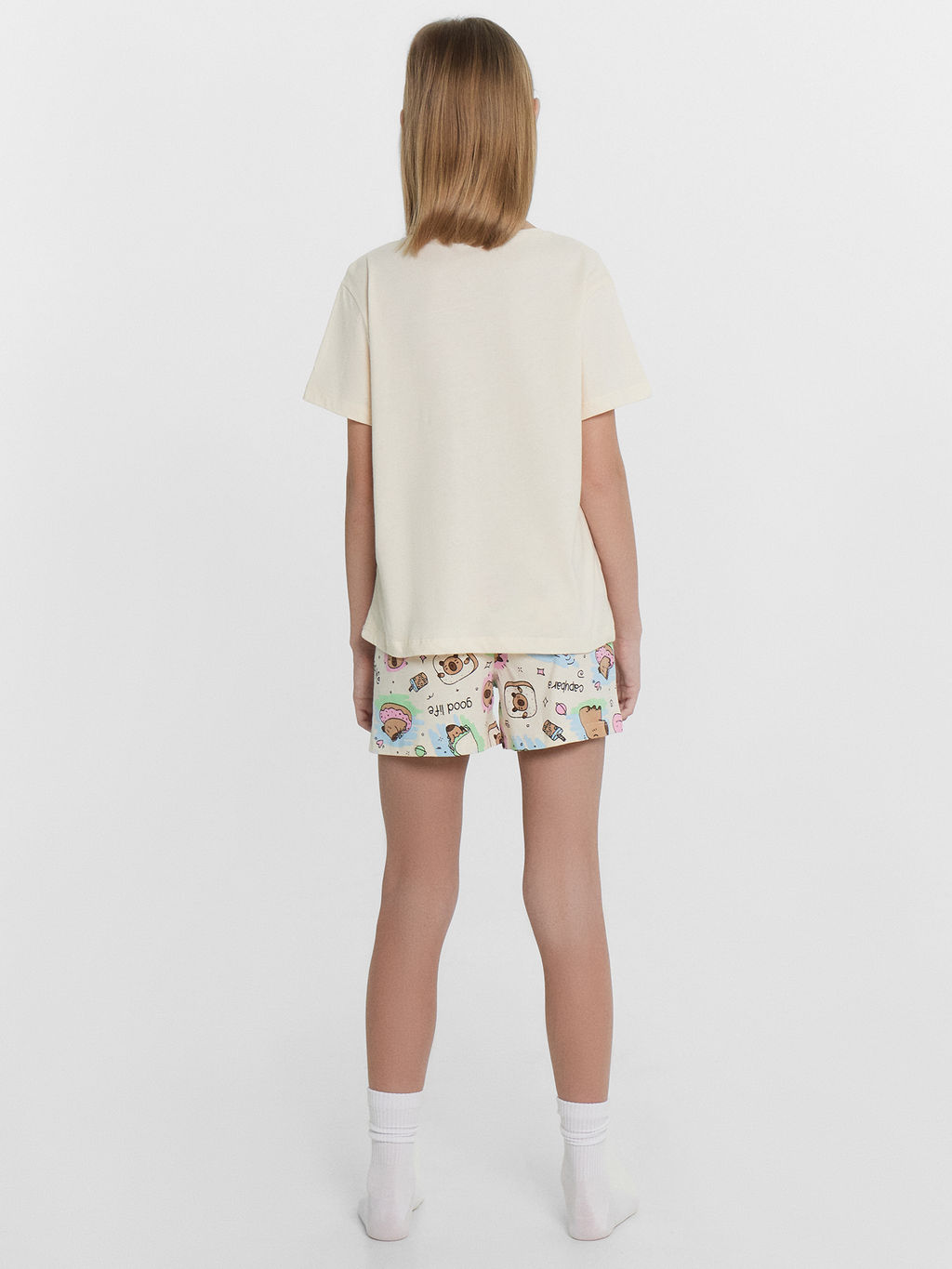 КОМПЛЕКТ ДЛЯ ДЕВОЧЕК (ФУТБОЛКА, ШОРТЫ) - Mark formelle фото 3