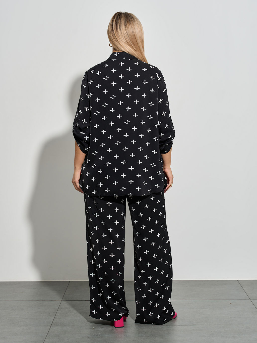 Брюки 0259-1 черный нюд