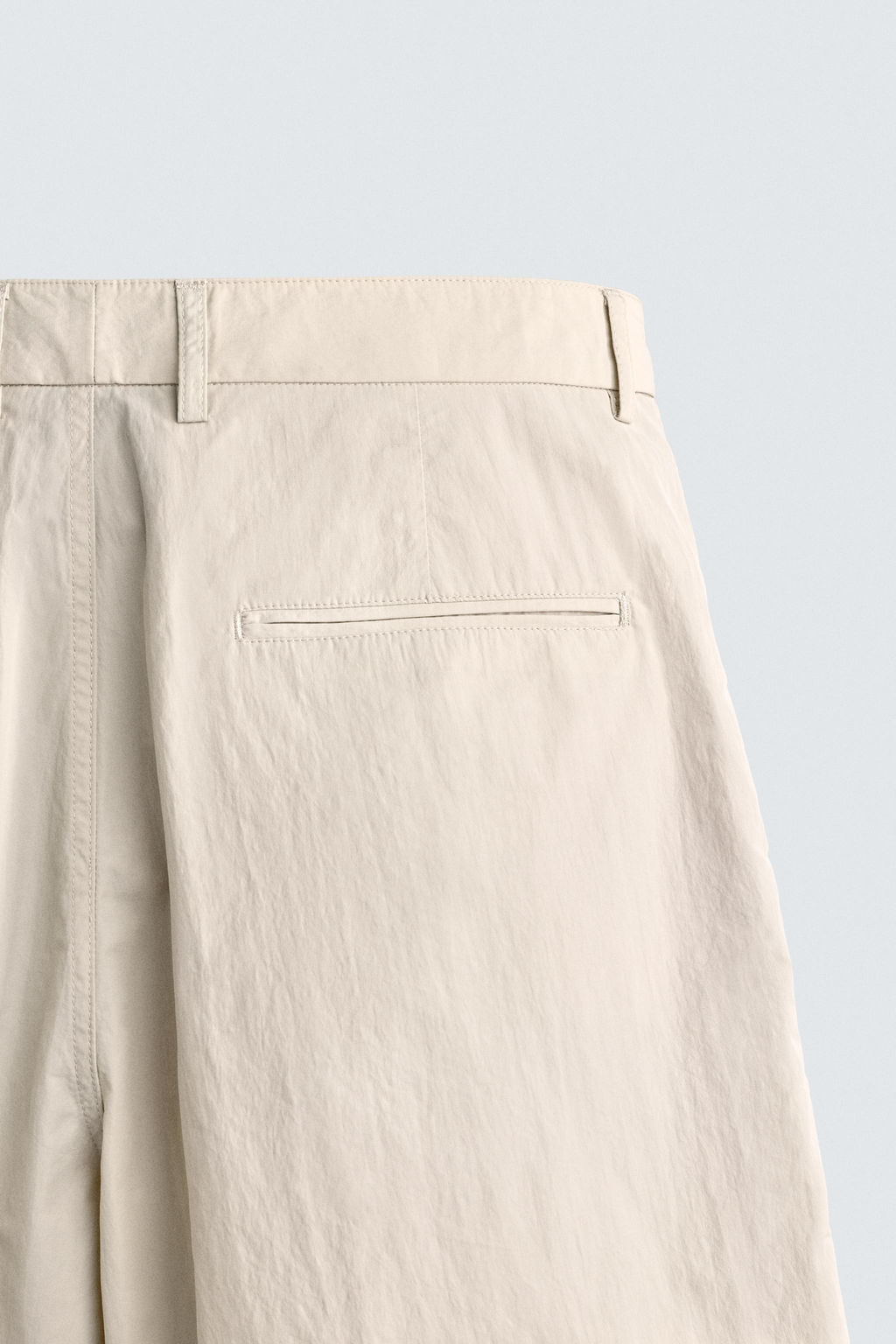 BERMUDA WIDE FIT PLIEGUES / Beige - Zara фото 9