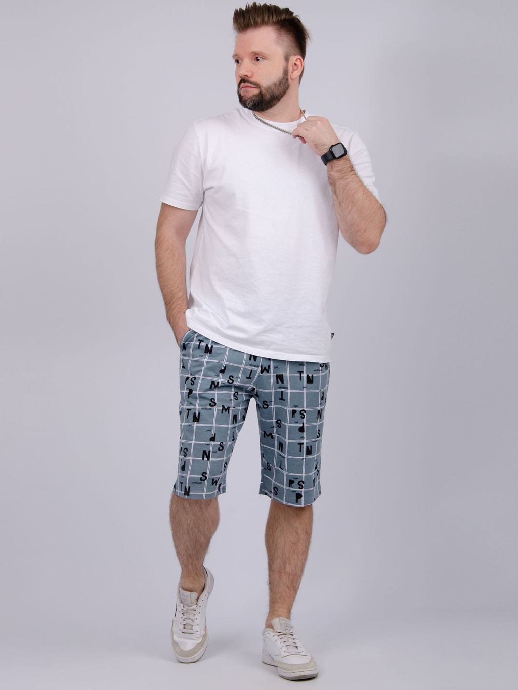 Шорты Прадо, трикотаж - Малина фото 15