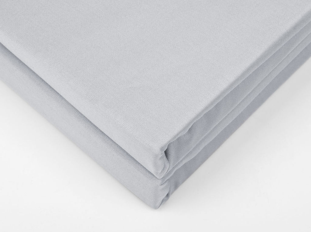 Простыня на резинке 4403/1-БЧ 200*140*20 гл.кр. сатин цв. серый 1441-05