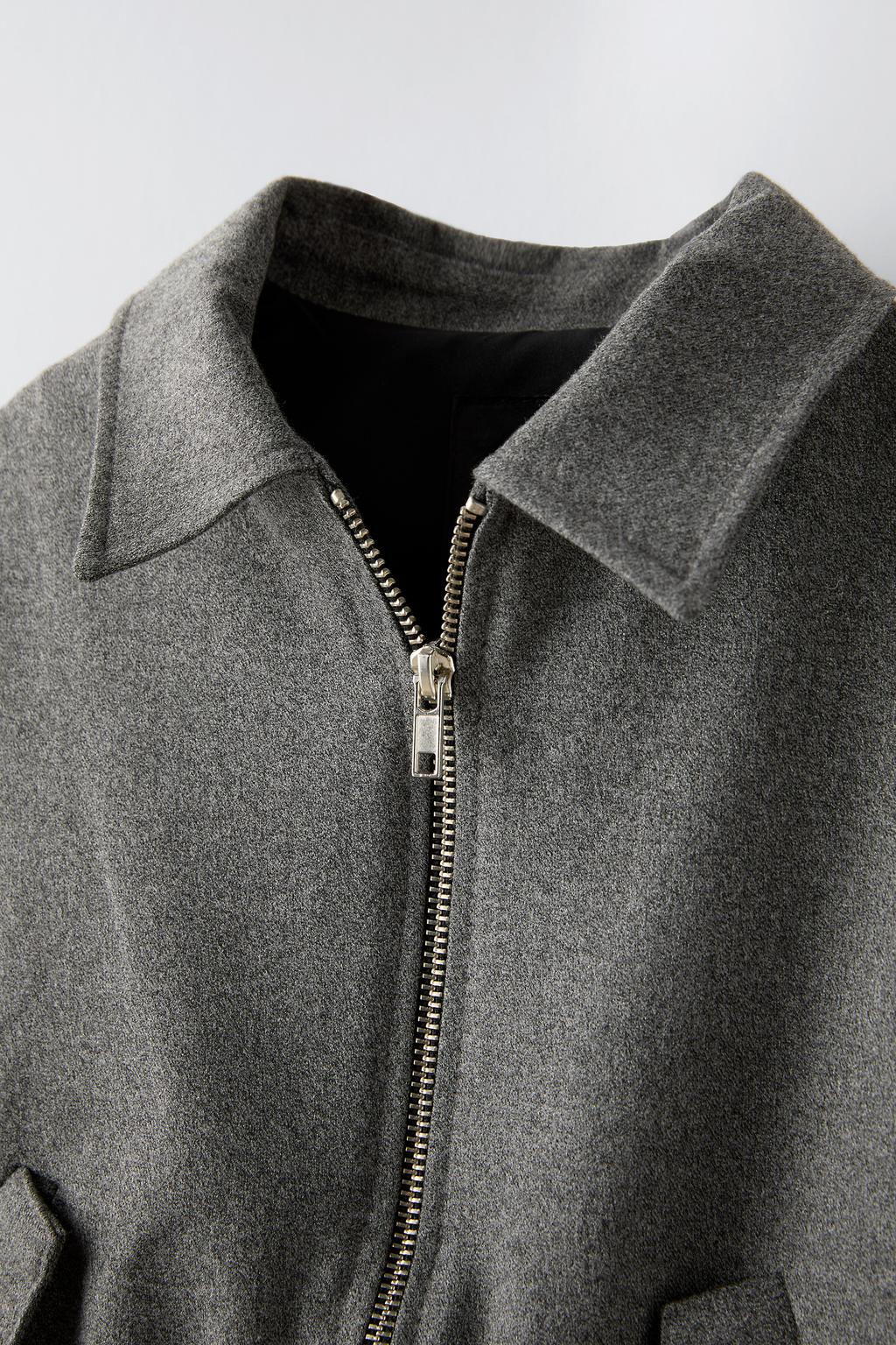 BOMBER JACKET WITH ZIP - Zara фото 4