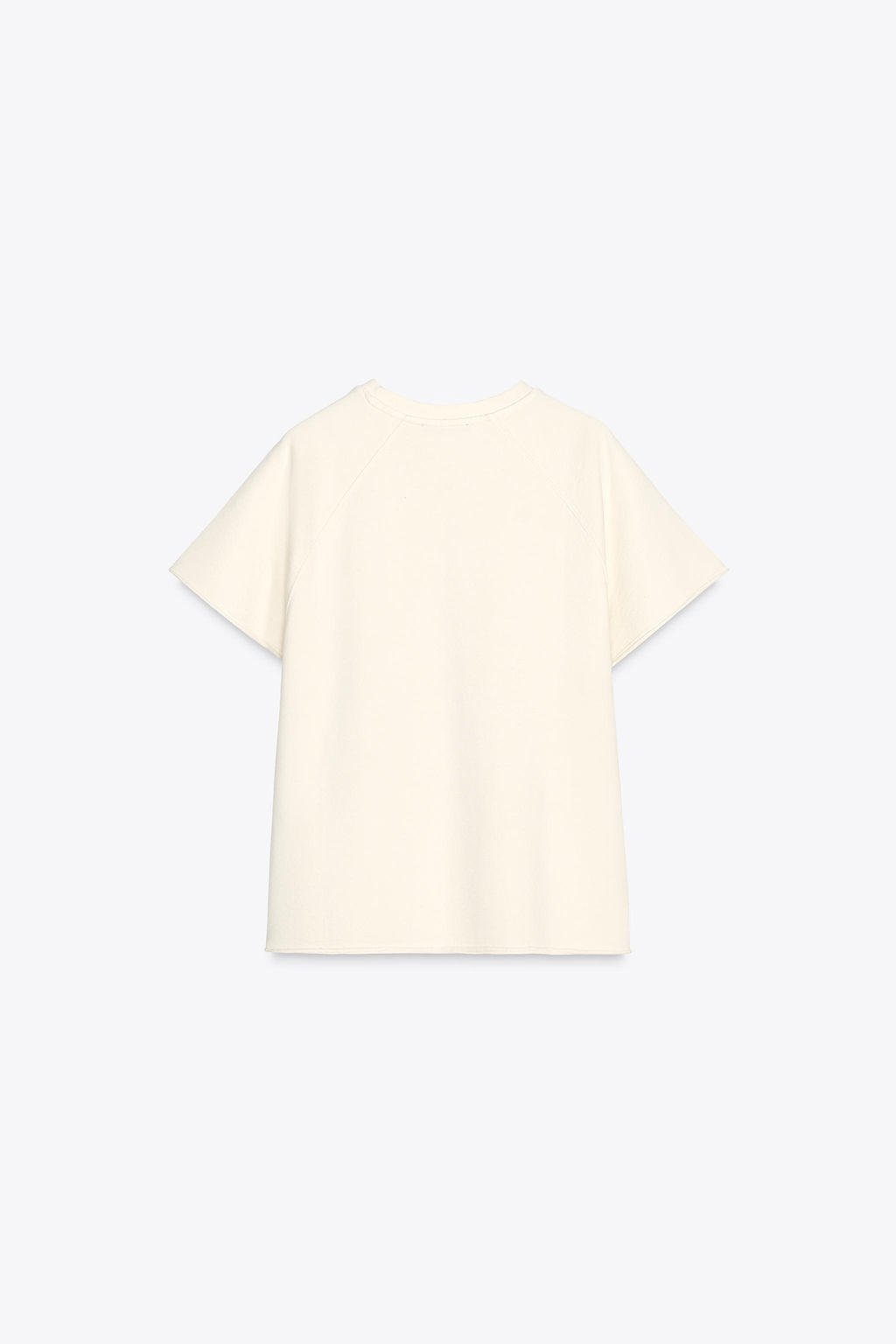 WASHED-EFFECT TEXT PLUSH SWEATSHIRT - Zara фото 19