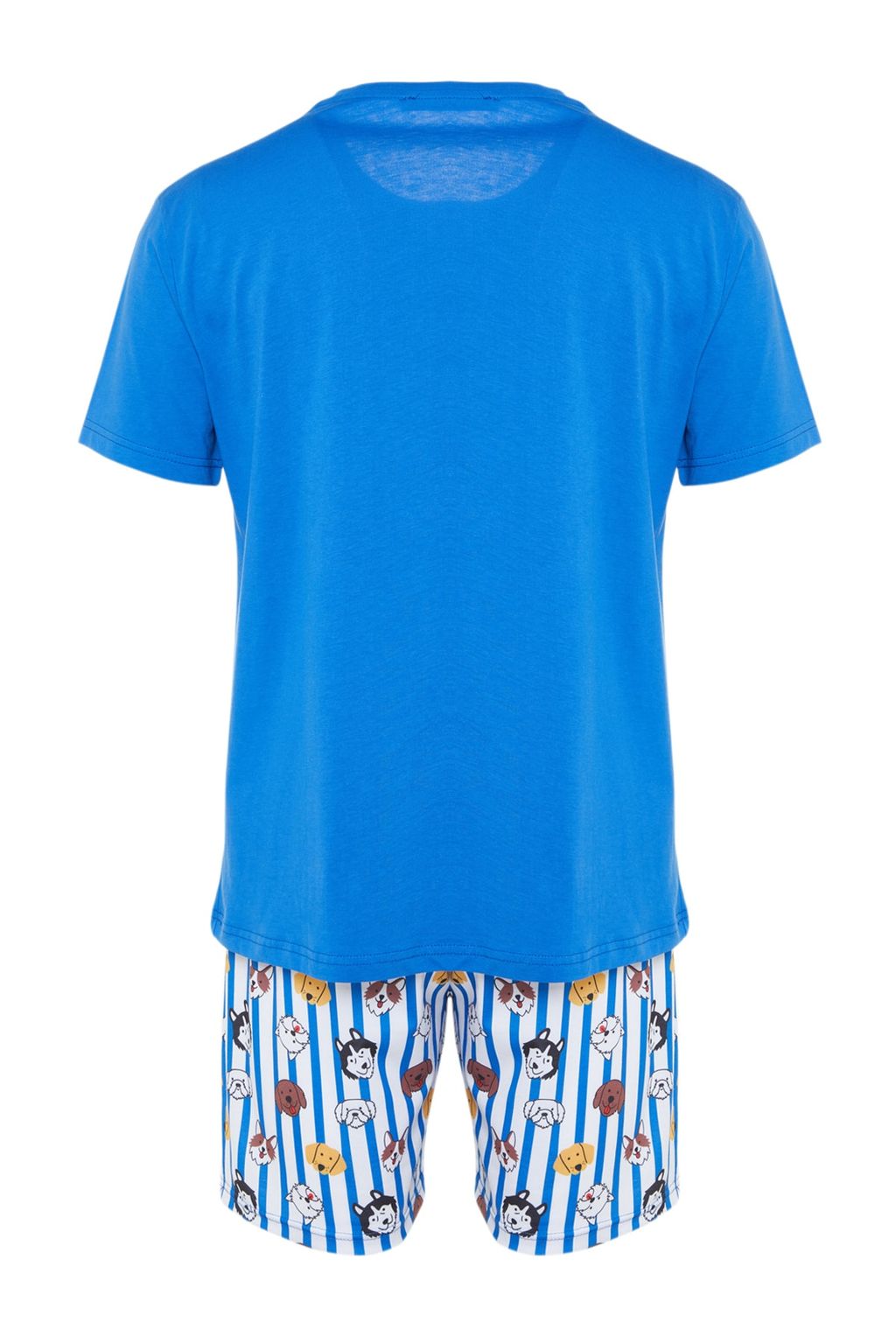 TRENDYOL MAN Gri Regular Fit Bask?l? Orme Sortlu Pijama Tak?m? TMNSS23PT00000 - Trendyolmilla фото 17