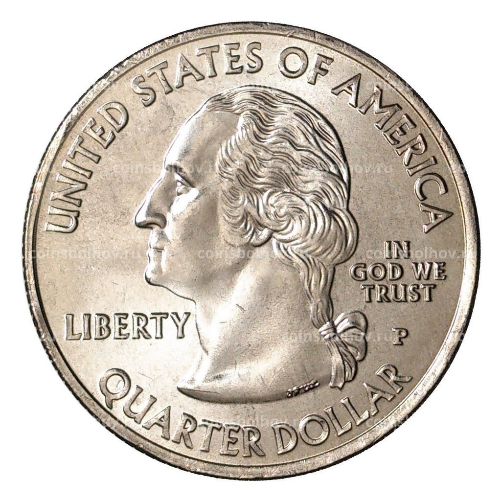 Монета 25 центов (1/4 доллара) 2008 года Р США Штаты и территории  Аризона