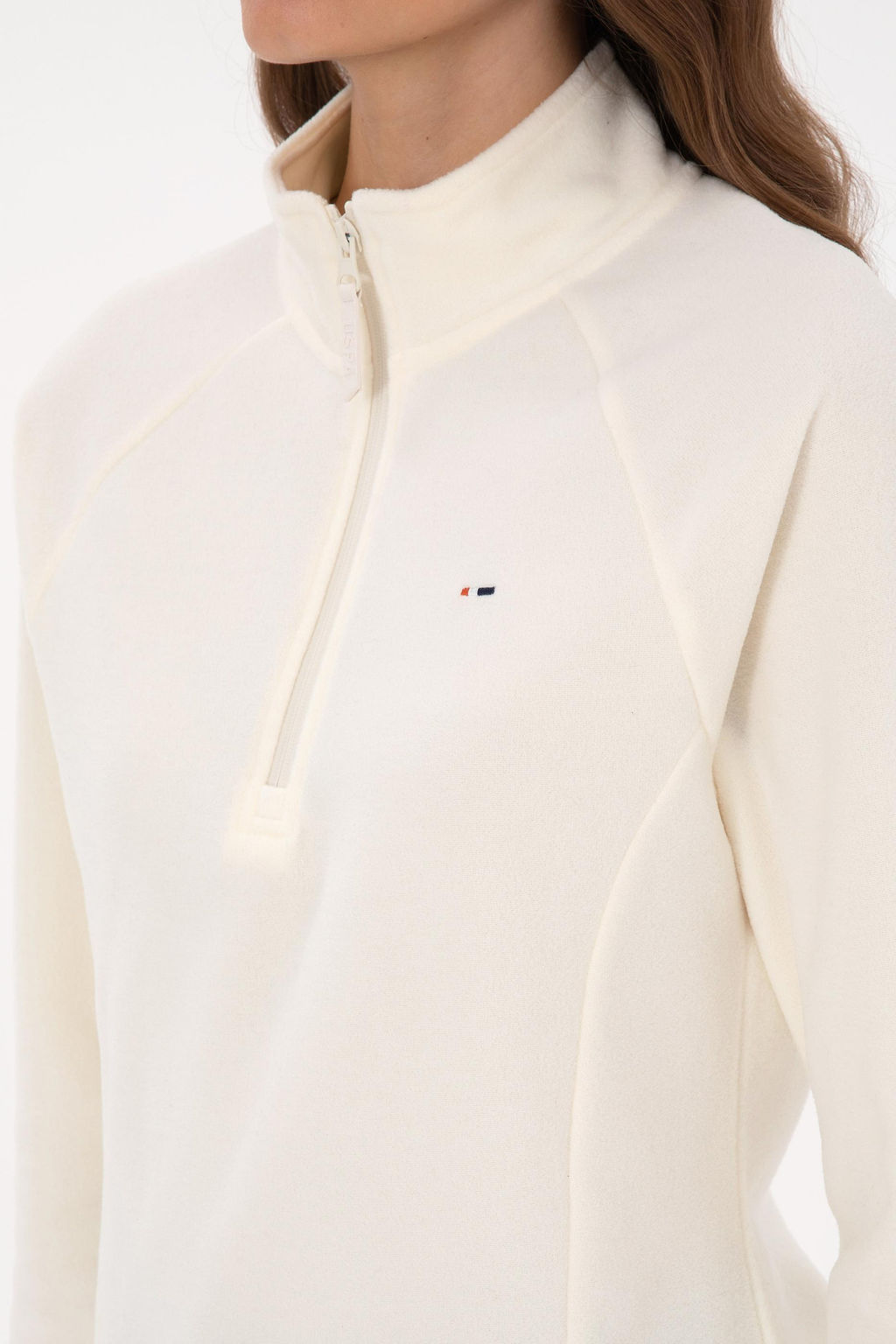 Kad_n Krem Sweatshirt - U.s. polo assn фото 7