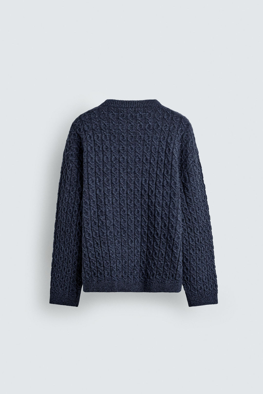 CABLE KNIT TEXTURED JUMPER - Zara фото 8