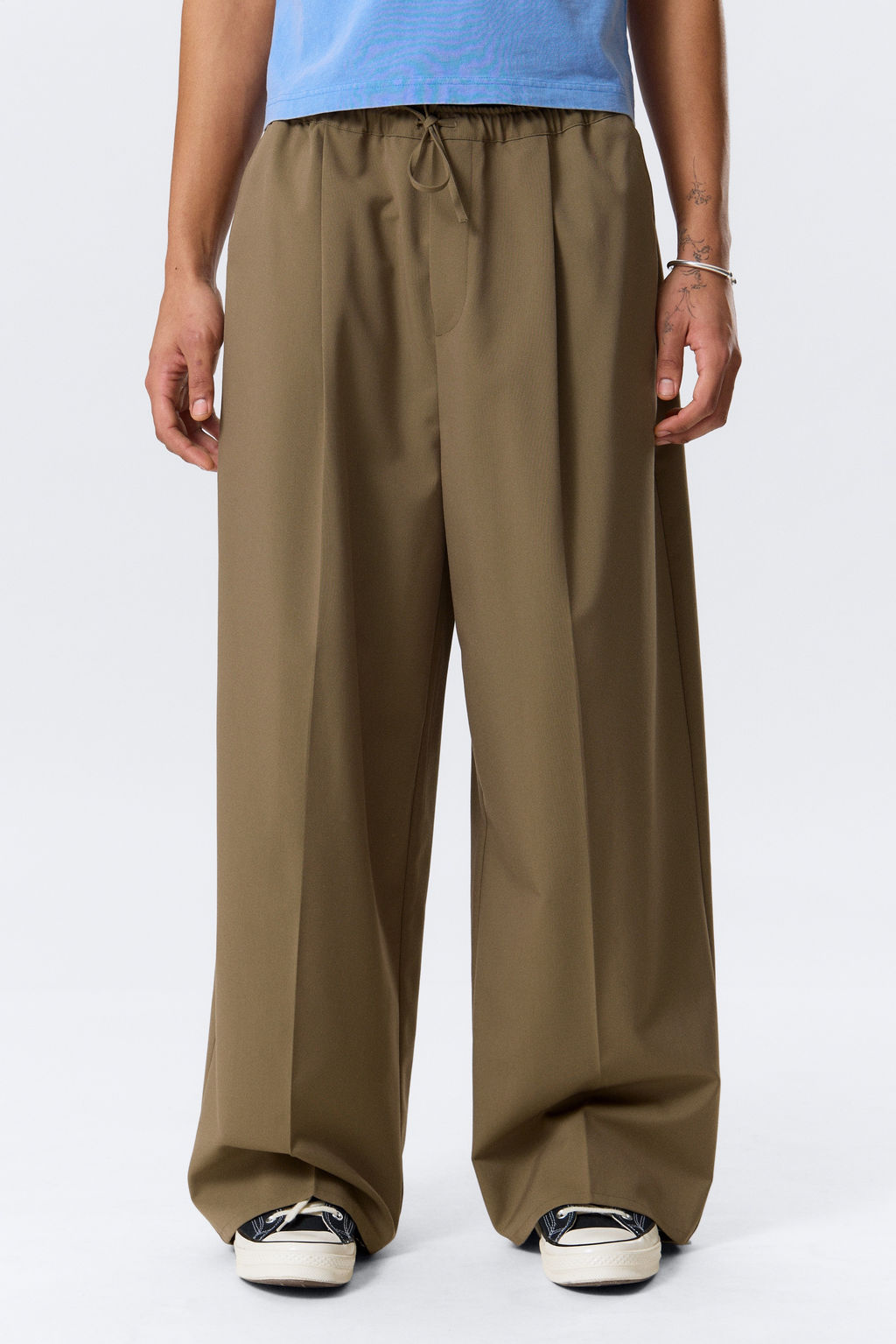 Pantalones de traje oversize - H&m фото 4