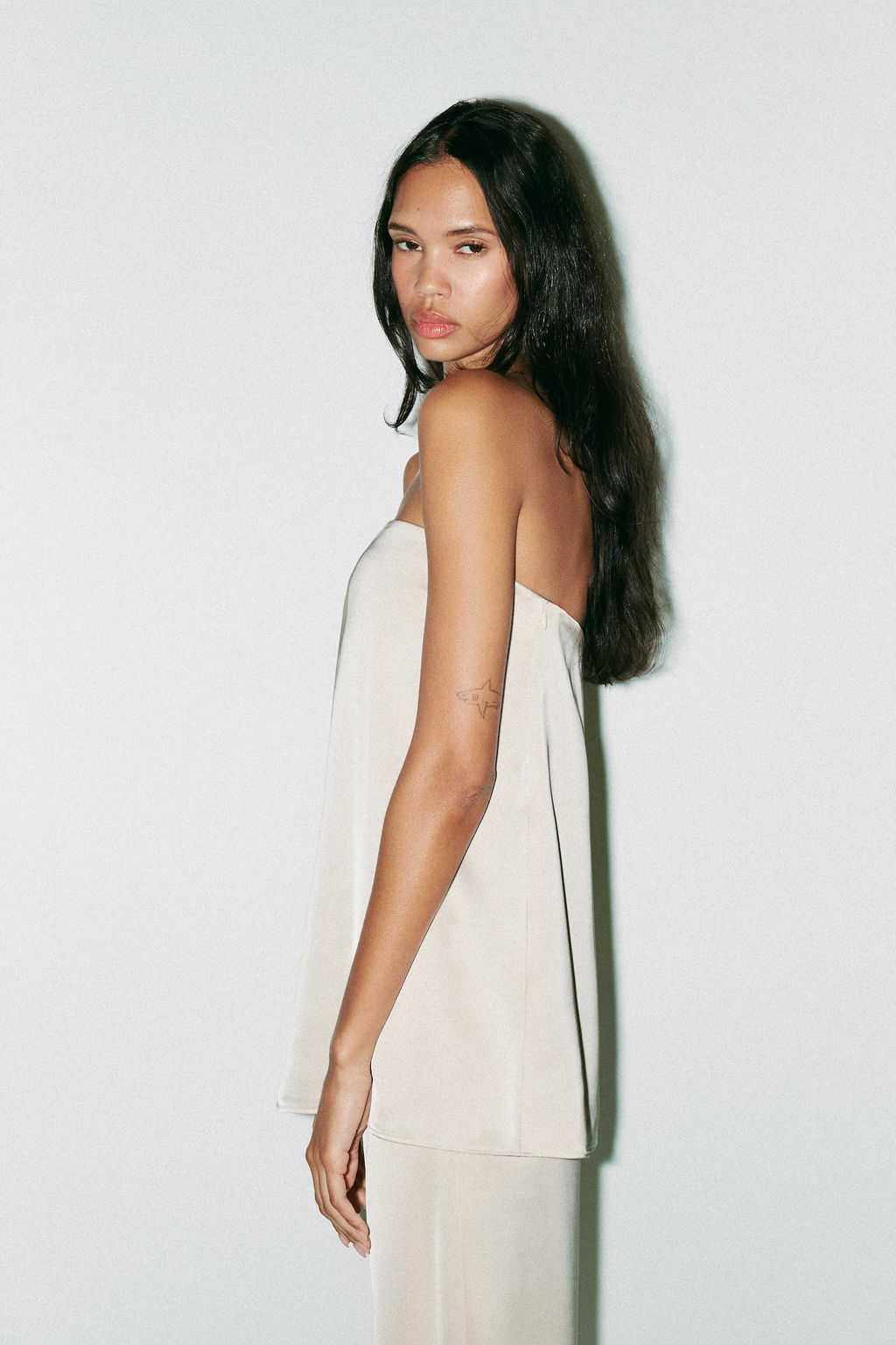 SATIN BANDEAU TOP - Zara фото 3