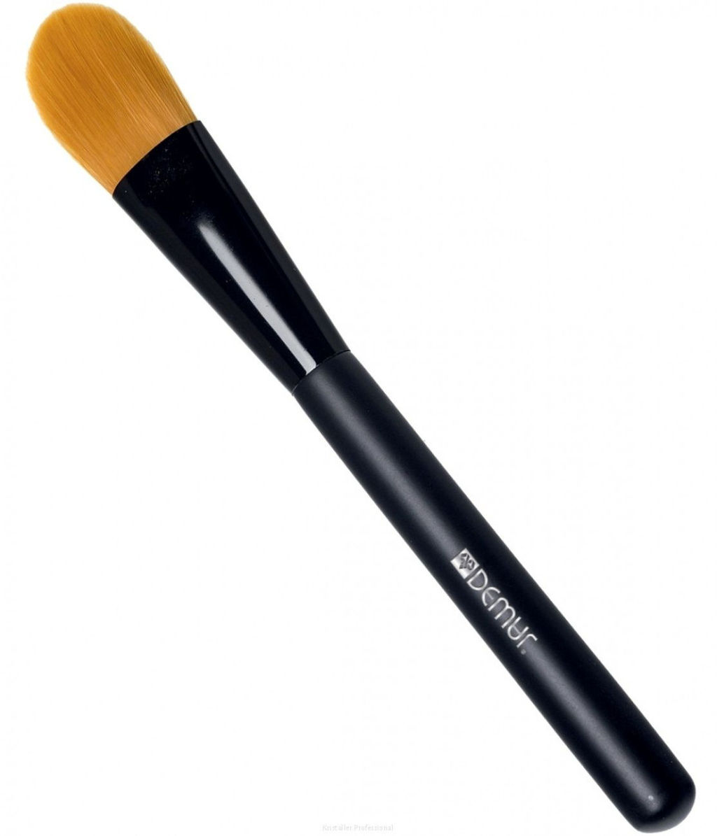 Dewal Профессиональная кисть для тональной основы BR-512, 16,5 см, черный  фото 2