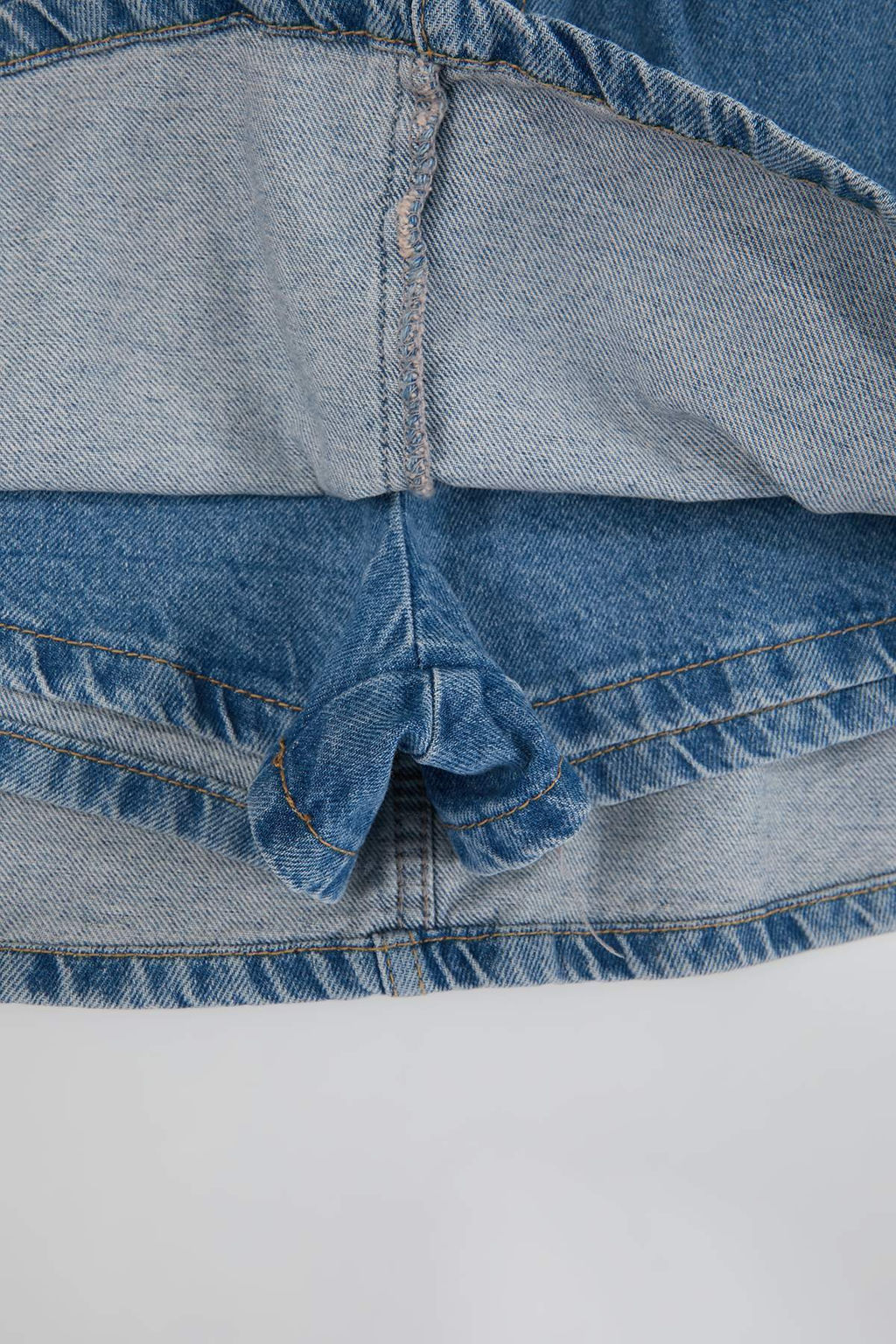 Teen Mavi Mini Denim Sort Etek TWOSS26SR00041 - Trendyolmilla фото 2