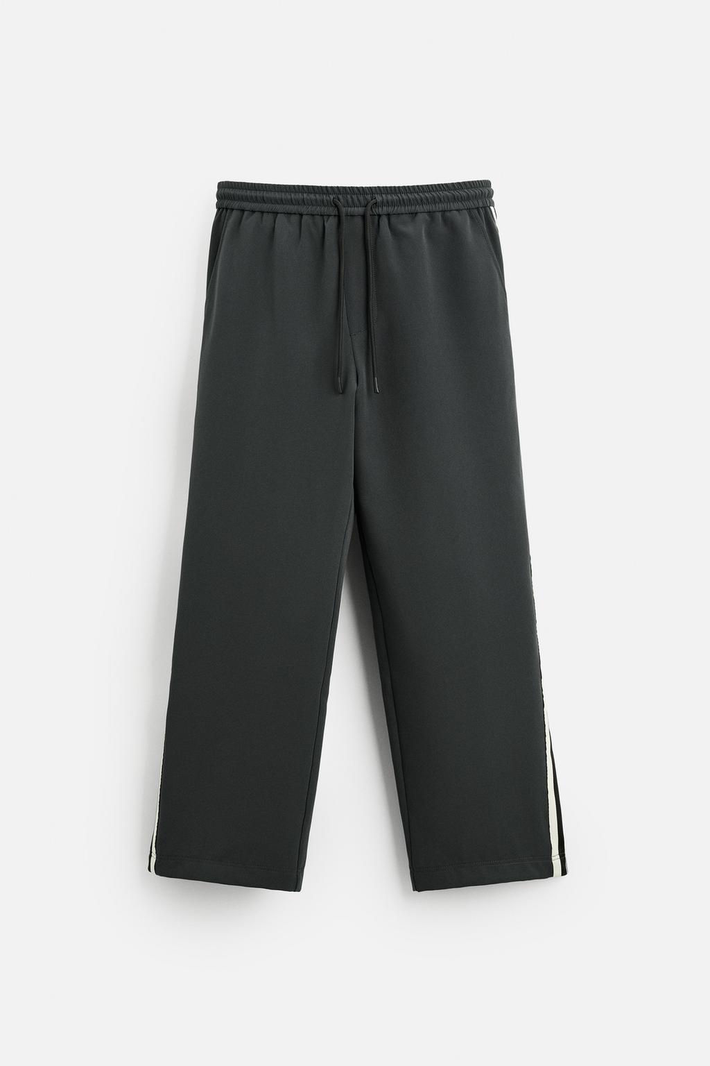 TECHNICAL TROUSERS WITH SIDE PANEL - Zara фото 14
